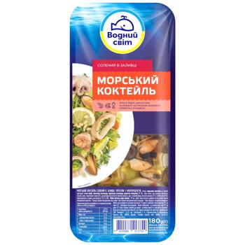 Морской коктейль Водний Світ соленый в заливке 180г - купить, цены на КОСМОС - фото 2