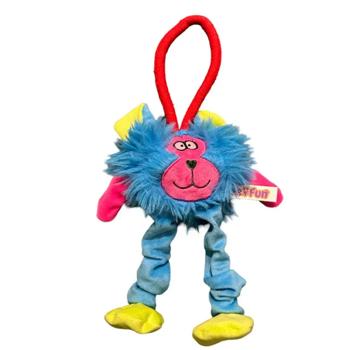 Игрушка для собак Pet Fun Обезьяна с пищалкой 40см