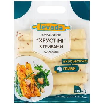 Изделие хлебобулочное Levada Хрустини с грибами замороженные 510г