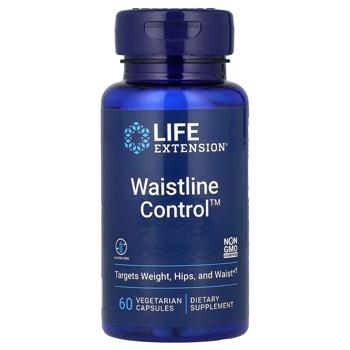 Спалювач черевного жиру, Waist Control, Life Extension, 60 капсул