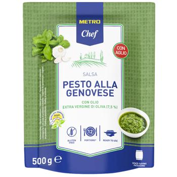 Metro Chef Pesto alla Genovese Sauce with Garlic 500g - buy, prices for METRO - photo 1