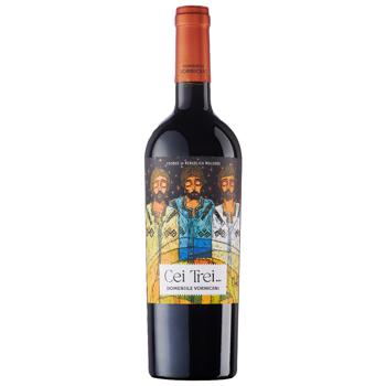 Domeniile Vorniceni Cei Trei Red Dry Wine 14.3% 0.75l