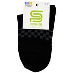 Носки Premier Socks Эконом детские махровые Шахматка р.20-22, 22-24 черный