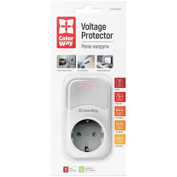 РЕЛЕ НАПРУГИ CW (16A/3680W) DS1 WH - купити, ціни на Auchan - фото 1