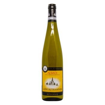 Вино Hunawihr Gewurztraminer Reserve біле напівсухе 12,5% 0,75л - купити, ціни на За Раз - фото 1