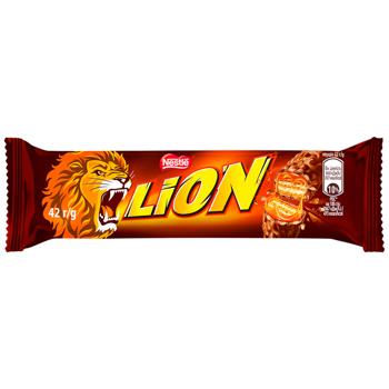 NESTLÉ® LION® Bar with Caramel and Flakes 42g - buy, prices for COSMOS - photo 1