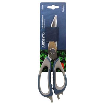 Ardesto Gemini Gray-Blue Kitchen Scissors 22,6cm - buy, prices for MegaMarket - photo 1