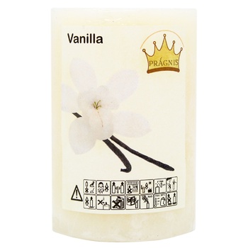 Pragnis Candle vanilla cylinder 55X8cm - buy, prices for METRO - photo 1