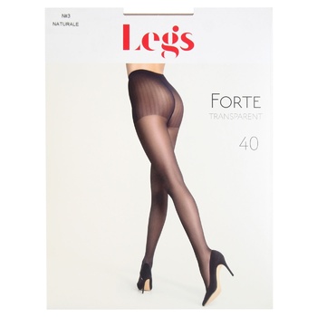 Колготки женские Legs Forte 271 40den №3 naturale - купить, цены на МегаМаркет - фото 1