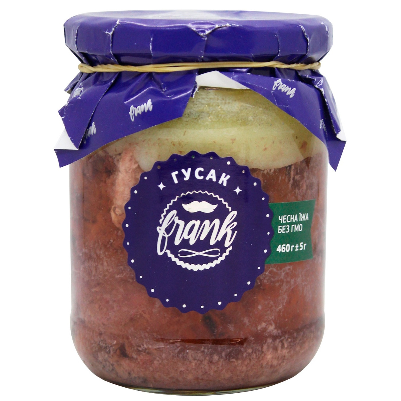 

Консервы Frank Мясо гуся тушеное 460г