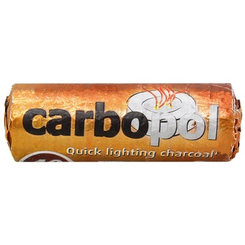 Уголь легковоспламеняющийся Carbopol 40мм 10шт - купить, цены на ULTRAMARKET - фото 1