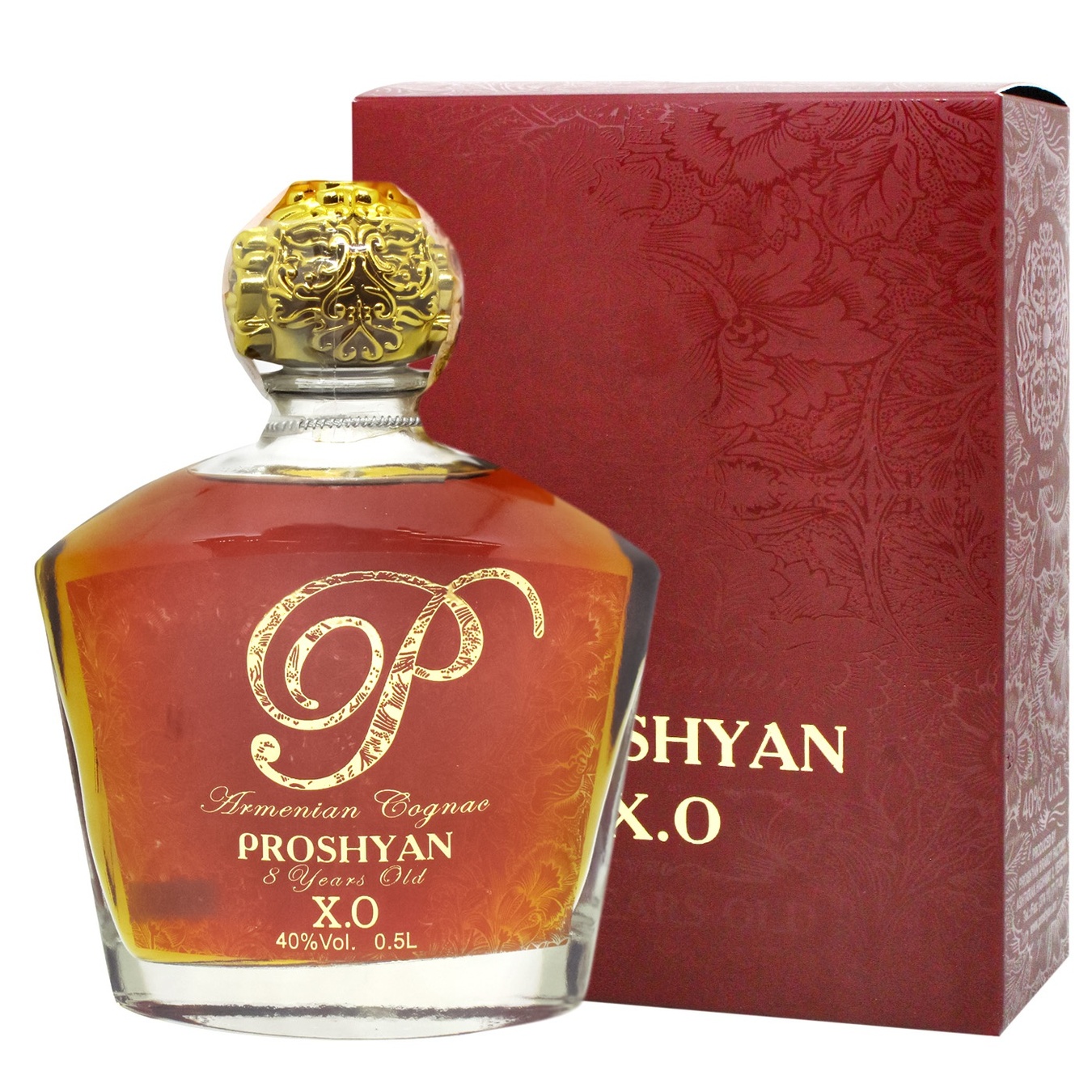 

Коньяк Proshyan XO 8 лет 40% 0,5л