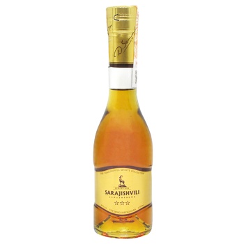 Sarajishvili Cognac 3 Years 40% 200ml - buy, prices for ULTRAMARKET - photo 1