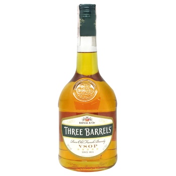 Three Barrels V.S.O.P. whisky 40% 0.7l - buy, prices for MegaMarket - photo 1