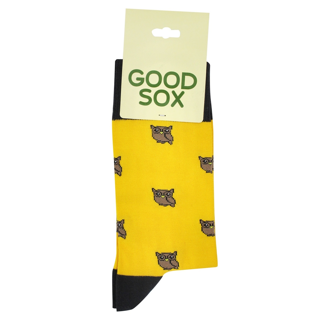 

Носки GoodSox Совы желтые мужские размер 27-29