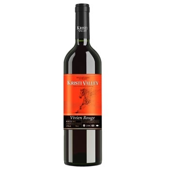 Kristi Valley Vivien Rouge Red Dry Wine 12% 0.75l - buy, prices for - photo 1