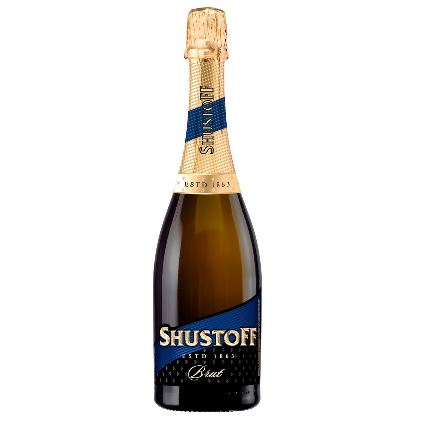 

Вино игристое Шустов брют 10,5-12,5% 0,75л
