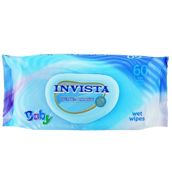 Invista Baby Wet Wipes 60pcs - buy, prices for Auchan - photo 1