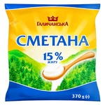 HalychanskA Sour cream 15% 370g
