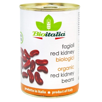 Bioitalia Organic Red Beans 400g - buy, prices for MegaMarket - photo 1