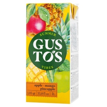 Gustos Apple-Mango-Pineapple Drink 1l - buy, prices for - photo 1