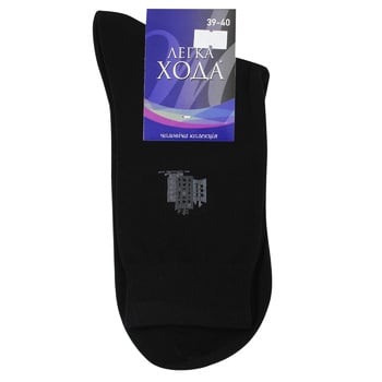 Legka Choda Black Men's Socks 25s - buy, prices for Auchan - photo 1