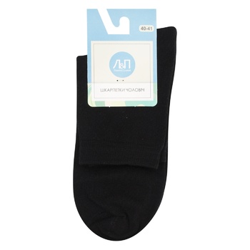 Left&Right Short Black Men's Socks 40-41s - buy, prices for ULTRAMARKET - photo 1