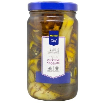 Metro Chef Grilled Zucchini in Sunflower Oil 1.7l