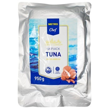 Metro Chef Tuna in Sunflower Oil 950g - buy, prices for METRO - photo 1