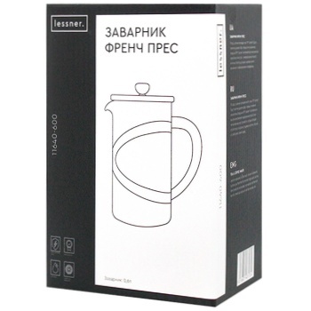 Less French Press Teapot 600ml - buy, prices for METRO - photo 2