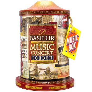 Basilur Music Concert London black tea 100g - buy, prices for METRO - photo 1