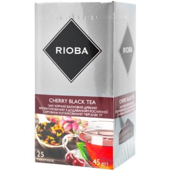 Rioba Tea black cherry 25 teabags - buy, prices for METRO - photo 1