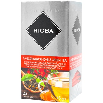 Rioba Tea herbal with tangerine and chamomile 25 teabags