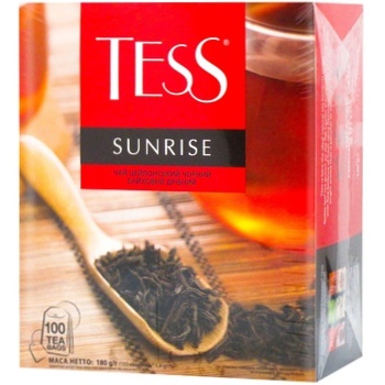 Чай чорний Tess Sunrise 100шт 1,8г - купити, ціни на ULTRAMARKET - фото 1