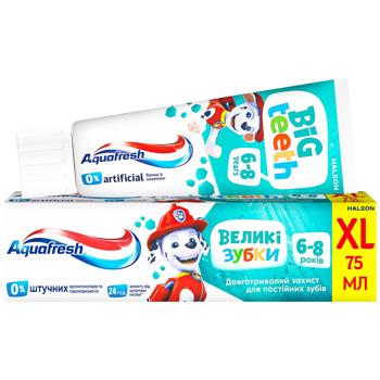 Aquafresh Big Teeth Toothpaste 6-8 Years 75ml - buy, prices for COSMOS - photo 1