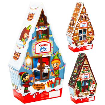 Набор сладостей новогодний Kinder Mini Mix 75г - купить, цены на КОСМОС - фото 1