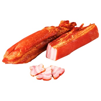 Garmash Spanish Bacon Boiled and Smoked Top Grade - buy, prices for Auchan - photo 1