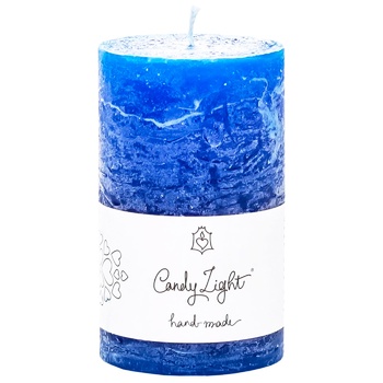 Candy Light Cylinder Candle 6x10cm - buy, prices for Auchan - photo 1