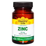 Country Life Chelated Zinc 50mg 100 tablets