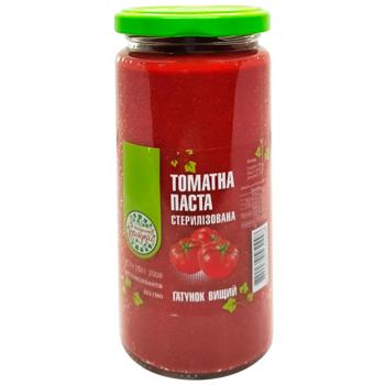 From Grandmother's Patch Tomato Paste 25% 400g - buy, prices for Supermarket "Kharkiv" - photo 1