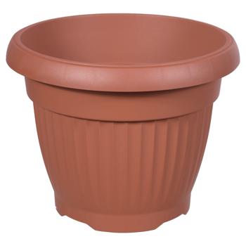Горщик Prosperplast Terra теракотовий 25см DCE25R624 - купити, ціни на Таврія В - фото 1