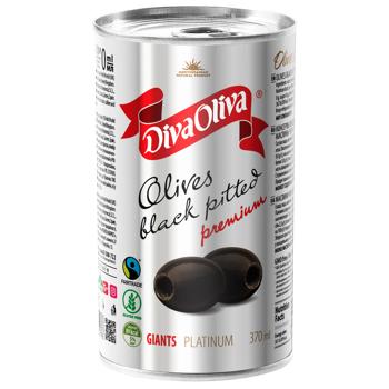 Маслини Diva Oliva Гігант без кісточки 340г