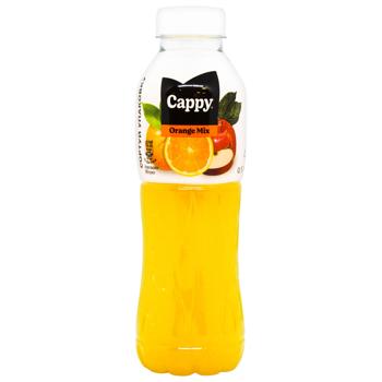 Напій соковий Cappy Orange Mix апельсин-яблуко 0,5л
