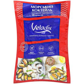 Морський коктейль Veladis глазурований варено-морожений 180г - купити, ціни на Ідеал - фото 1