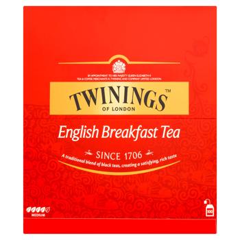 Twinings English Breakfast Black Tea 2g*100pcs - buy, prices for METRO - photo 1