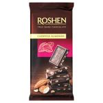 Roshen Chopped Almond Dark Chocolate 85g