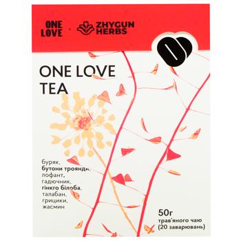 Чай фірмовий One Love Tea ONE LOVE x Zhygun Herbs 50 г - купити, ціни на - фото 4