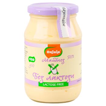 Olivia Lactose-Free Mayonnaise 50% 420g - buy, prices for EKO Market - photo 1