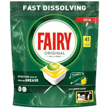 Fairy Lemon Dishwasher Tablets 41pcs - buy, prices for Auchan - photo 1