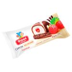 Fanny Strawberry Glazed Curd Snack on Cookies 15% 50g